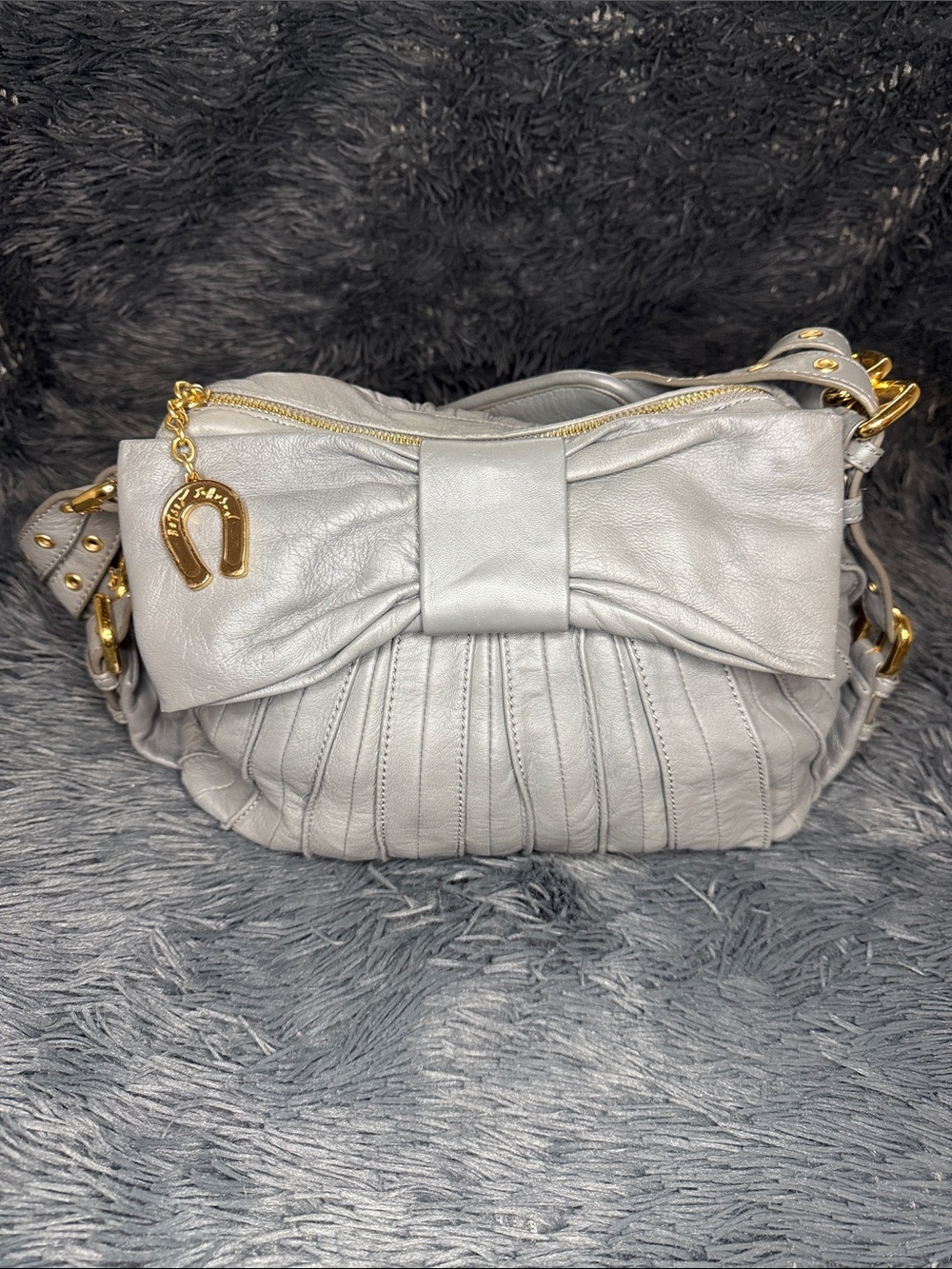 Y2K Betsey Johnson Leather Shoulder Bag